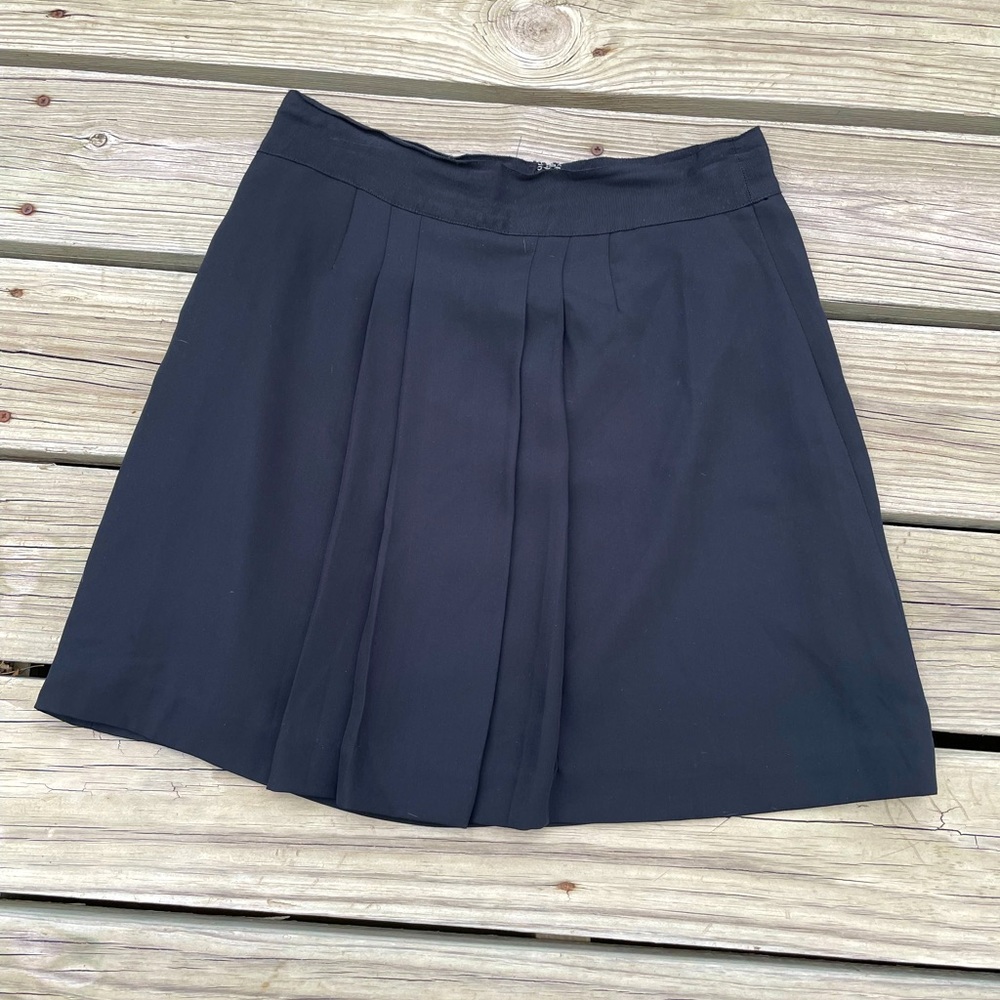 Pleated Black Gap Skirt